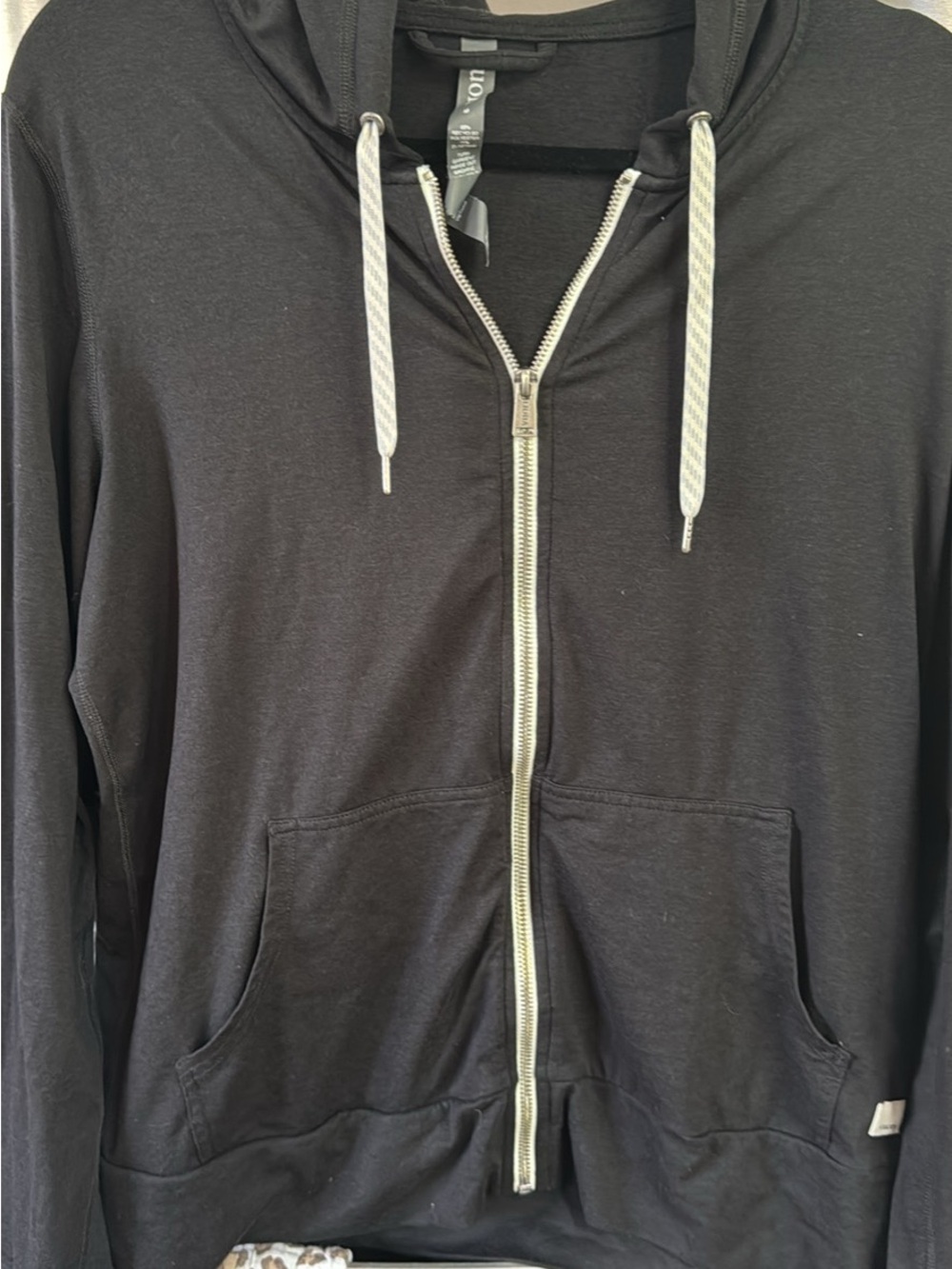 Vuori Black Zip Hoodie - Picture 2 of 4